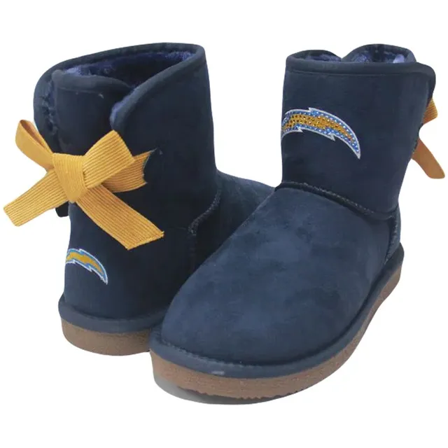 Lids Los Angeles Chargers Cuce Women's Low Team Ribbon Boots