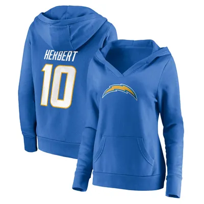 Lids Justin Herbert Los Angeles Chargers Women's Plus Notch Neck T