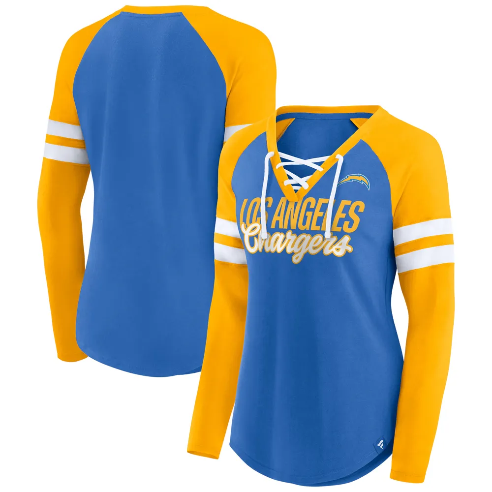 Los Angeles Rams Fanatics Branded Women's True to Form Raglan Lace