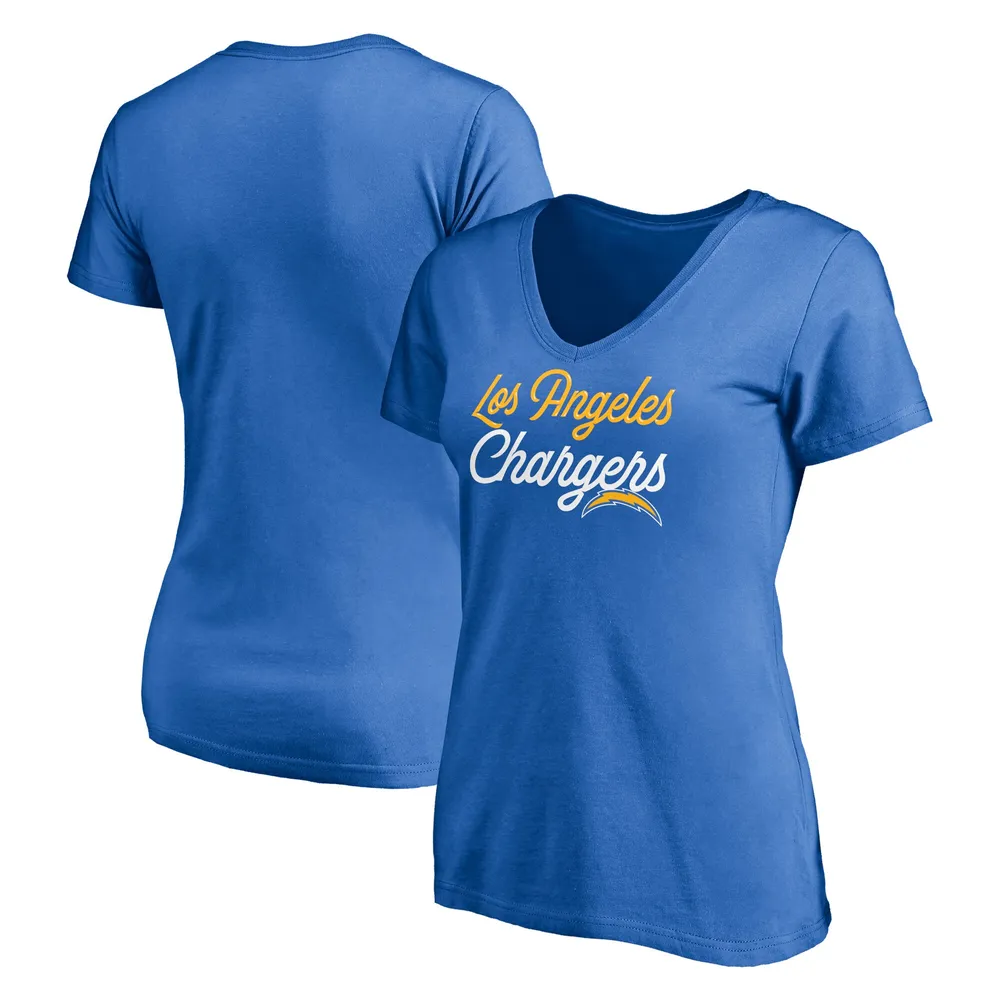 Lids Los Angeles Chargers Fanatics Branded Women's Long Stride V