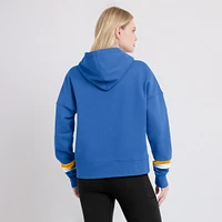 Women's Fanatics  Powder Blue Los Angeles Chargers Over Under Pullover Hoodie