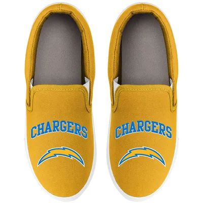 Los Angeles Chargers FOCO Women's Big Logo Slip-On Sneakers