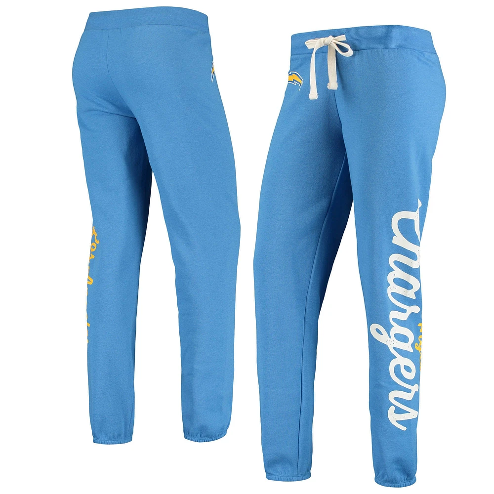 Pantalon de mêlée Los Angeles Chargers G-III 4Her by Carl Banks bleu poudré pour femme