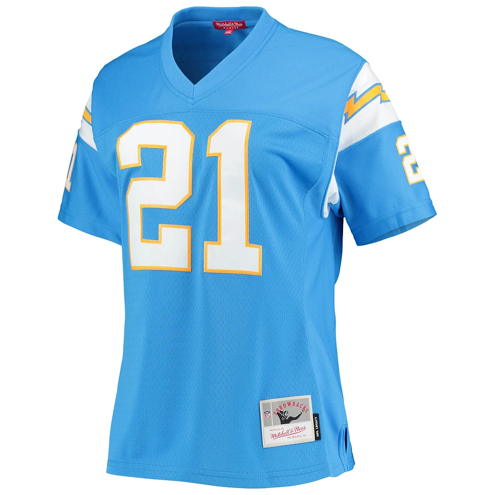 Maillot de joueur réplique Legacy Replica Player des Chargers Los Angeles Mitchell & Ness LaDainian Tomlinson bleu poudré pour femme