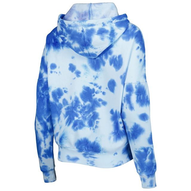 Sweat à capuche en molleton bleu poudré Los Angeles Chargers Cloud Dye pour femme New Era