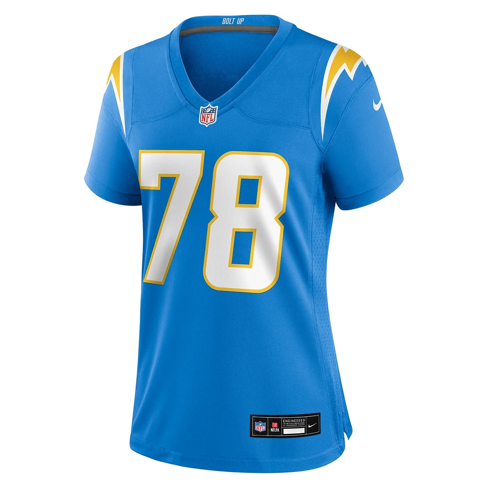 Women's Nike Andre James  Powder Blue Los Angeles Chargers Team Game Jersey