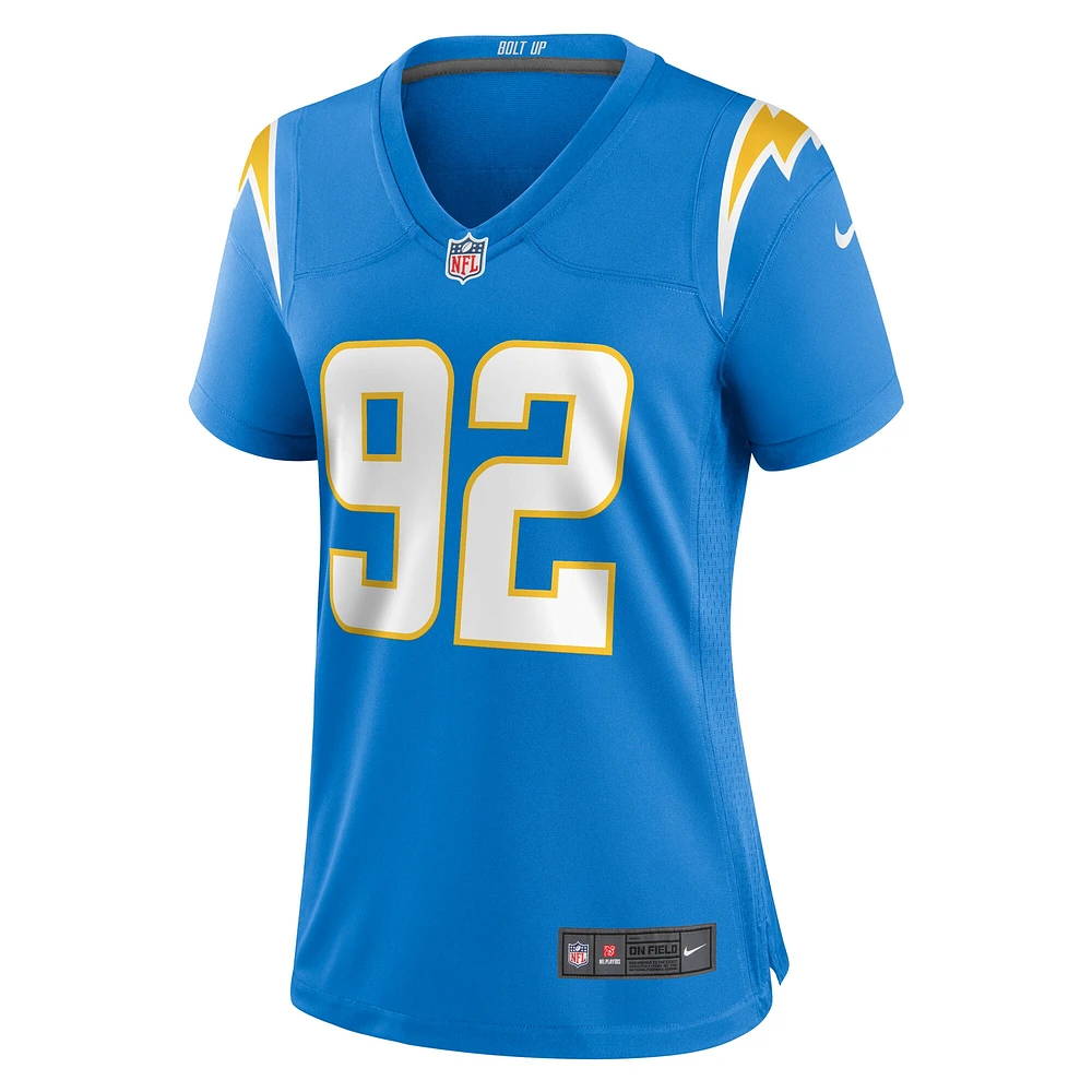 Women's Nike Andrew Farmer  Powder Blue Los Angeles Chargers Team Game Jersey