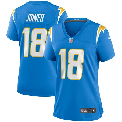 Maillot de joueur retraité Nike Charlie Joiner pour femme, bleu poudre, Los Angeles Chargers Game