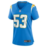 Women's Nike Chris Collins  Powder Blue Los Angeles Chargers Team Game Jersey