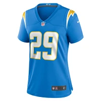 Women's Nike Chris Wilcox  Powder Blue Los Angeles Chargers Team Game Jersey