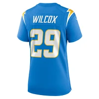 Women's Nike Chris Wilcox  Powder Blue Los Angeles Chargers Team Game Jersey