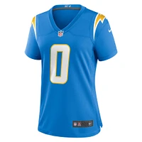 Maillot de match d'équipe des Los Angeles Chargers Nike Daiyan Henley Powder Blue pour femme