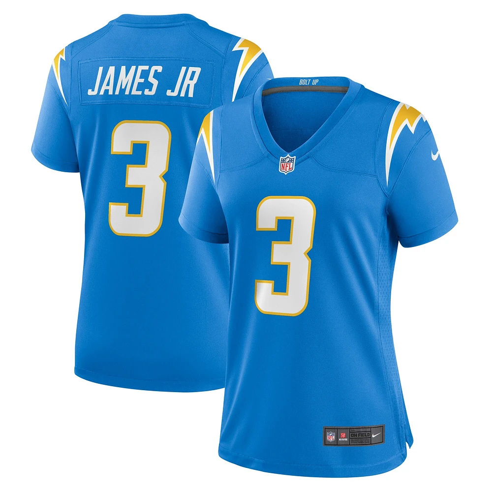 Maillot de joueur Nike Derwin James Jr. des Chargers Los Angeles pour femme, bleu poudre