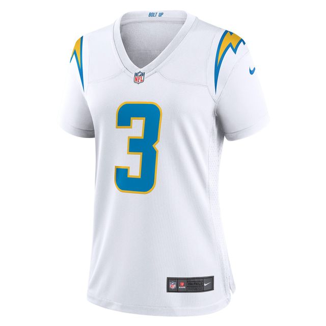 Maillot de match Nike Derwin James Jr. des Chargers Los Angeles pour femme, blanc