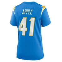 Maillot de match Nike Eli Apple Powder Blue Los Angeles Chargers pour femme