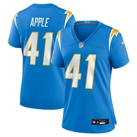 Maillot de match Nike Eli Apple Powder Blue Los Angeles Chargers pour femme