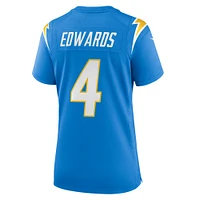 Women's Nike Gus Edwards  Powder Blue Los Angeles Chargers Game Jersey