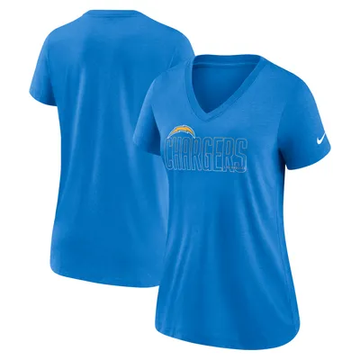 Women's Nike Heather Charcoal Los Angeles Rams Local Fashion Tri-Blend T-Shirt Size: Extra Small