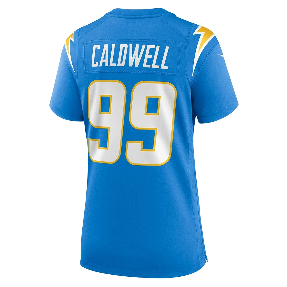 Women's Nike Jamaree Caldwell  Powder Blue Los Angeles Chargers Team Game Jersey