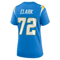 Women's Nike Jerrod Clark  Powder Blue Los Angeles Chargers Team Game Jersey