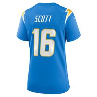 Women's Nike JK Scott Powder Blue Los Angeles Chargers Game Jersey