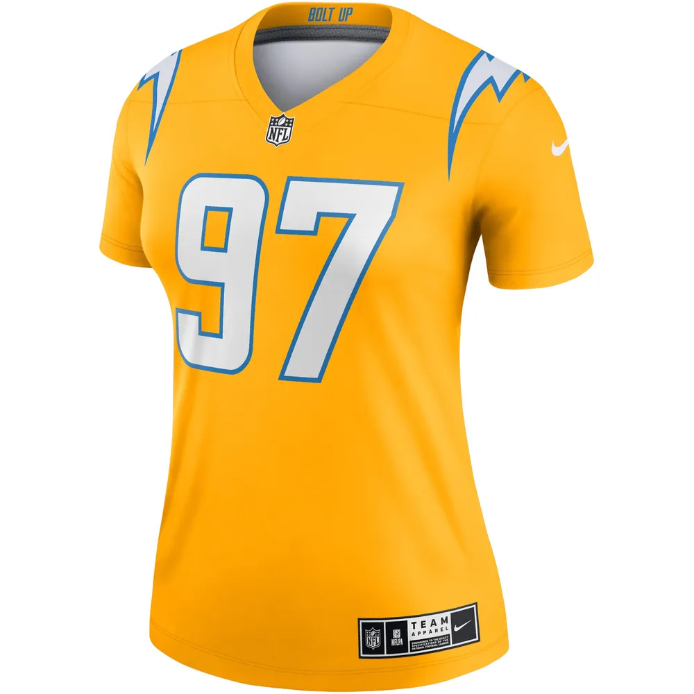 Nike Women's Nike Joey Bosa Gold Los Angeles Chargers Inverted