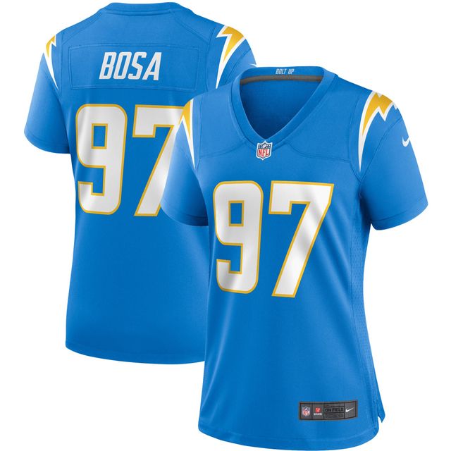 Joueur de jeu des Los Angeles Chargers Nike Joey Bosa pour femme - Bleu poudré Maillot