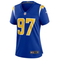 Maillot Nike Joey Bosa Royal Los Angeles Chargers 2e match alternatif pour femme