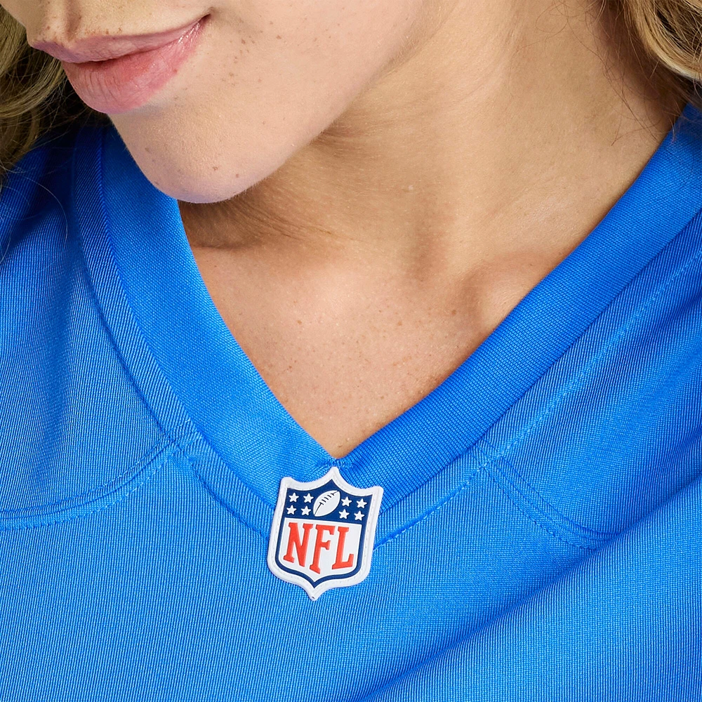 Maillot de match Nike John Kelly Jr. bleu poudre pour femme des Los Angeles Chargers