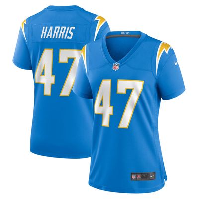 Women's Nike Josh Harris Powder Blue Los Angeles Chargers Game Jersey