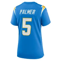 Maillot de joueur match des Chargers Los Angeles Nike Joshua Palmer pour femme, bleu poudre