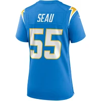 Maillot de joueur retraité du match des Chargers Los Angeles Nike Junior Seau Powder Blue pour femme