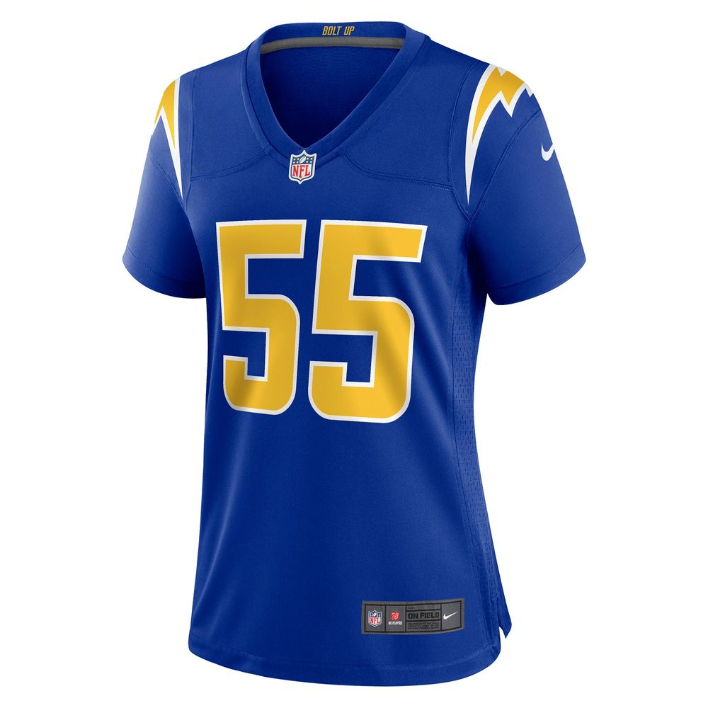 Women's Nike Junior Seau Royal Los Angeles Chargers Retired Game Jersey