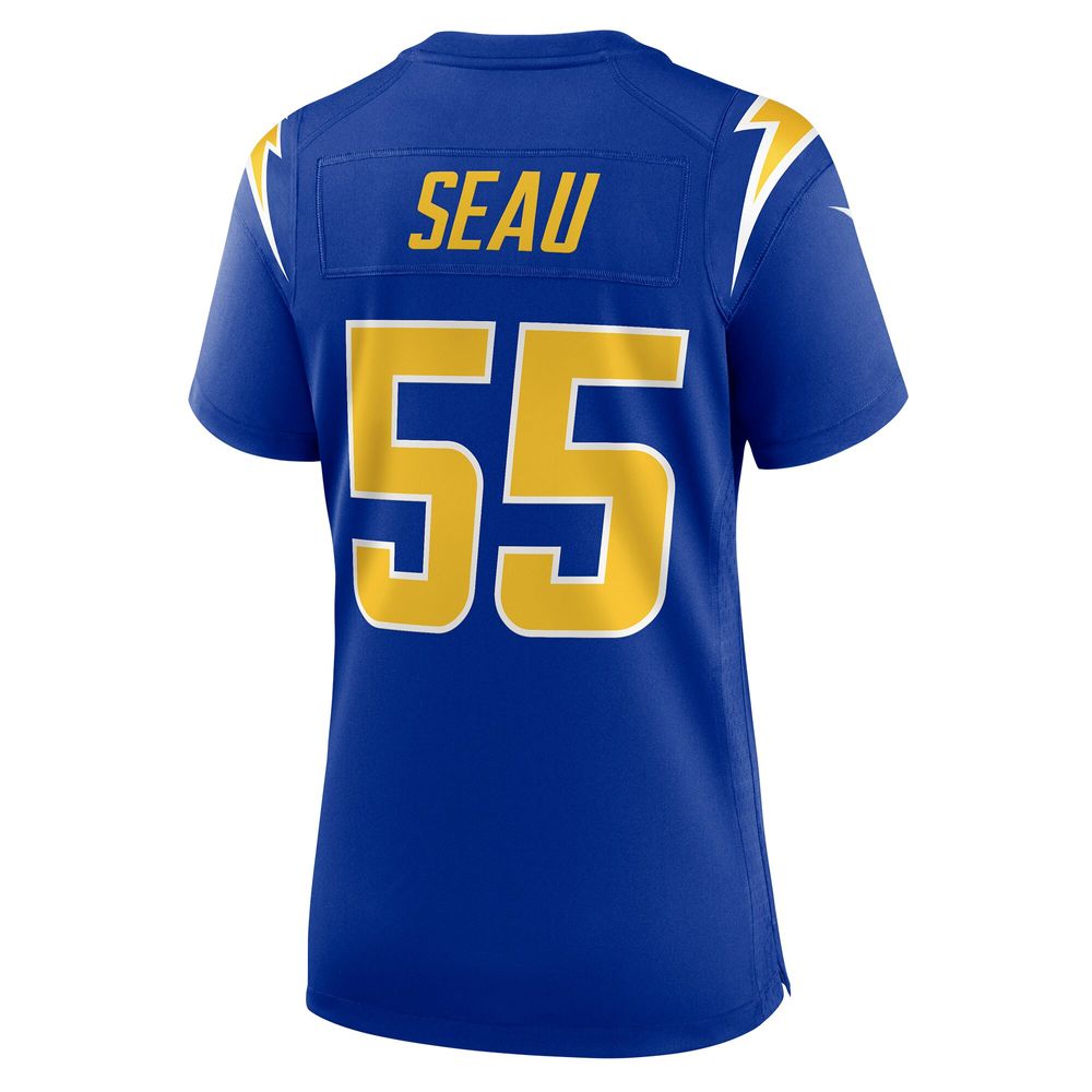 Women's Nike Junior Seau Royal Los Angeles Chargers Retired Game Jersey