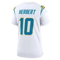 NFL Los Angeles Chargers (Justin Herbert) Women's Game Football Jersey.