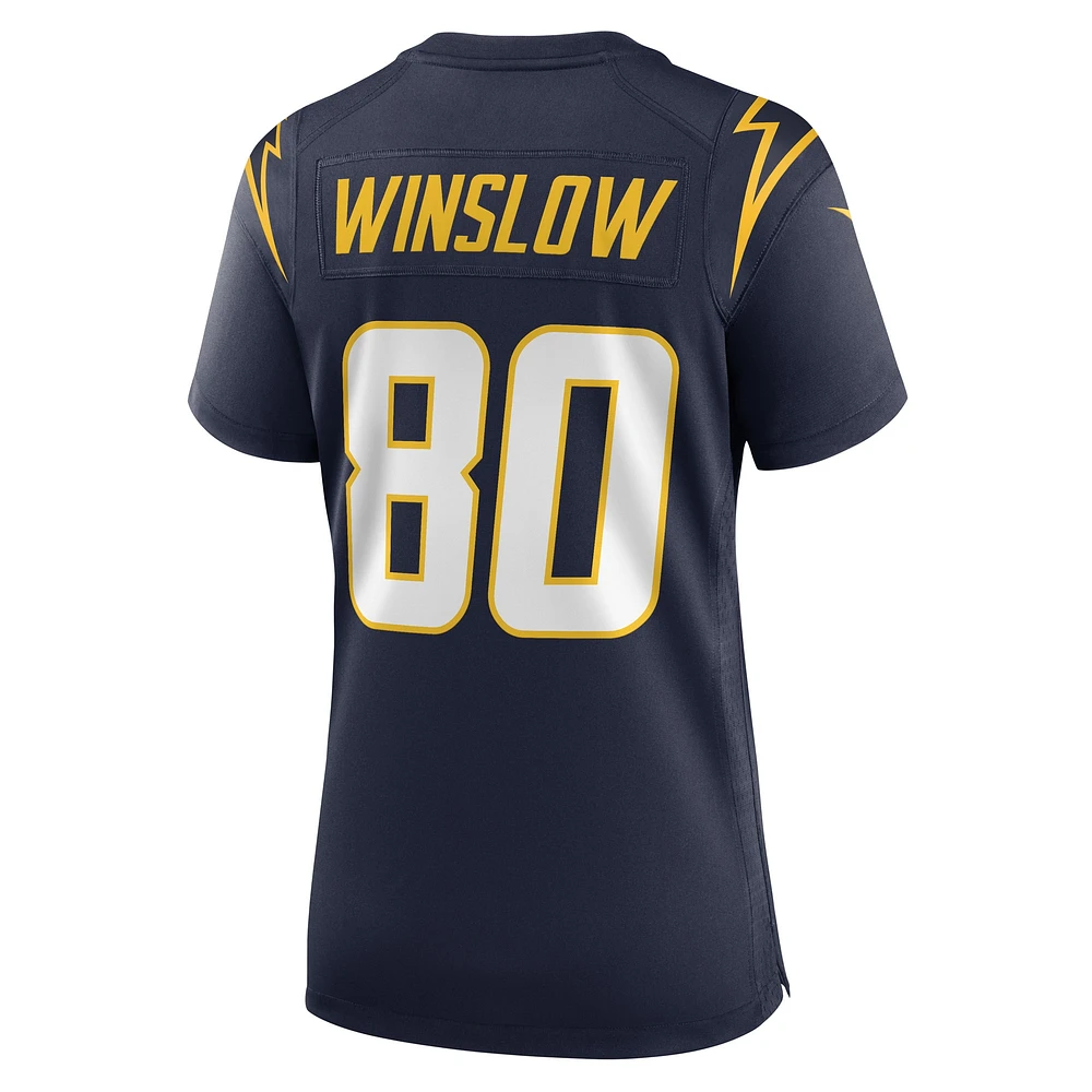 Maillot de joueur retraité Nike Kellen Winslow pour femme des Chargers Los Angeles, bleu marine