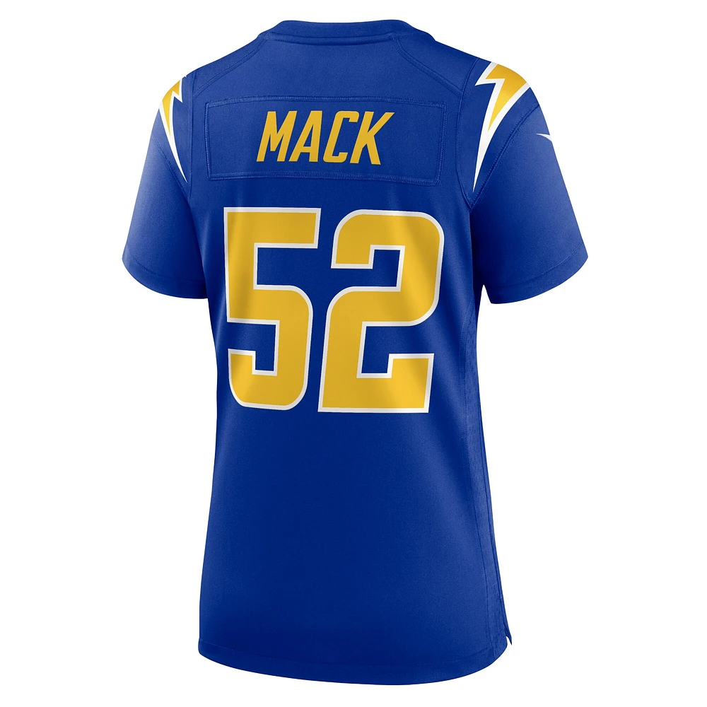 Women's Nike Khalil Mack Royal Los Angeles Chargers Alternate Game Jersey