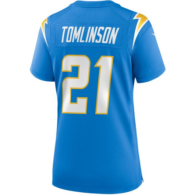 Maillot de joueur retraité Nike LaDainian Tomlinson pour femme, bleu poudre, Los Angeles Chargers Game