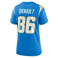 Maillot de match Nike Laviska Shenault Jr. bleu poudre pour femme des Los Angeles Chargers