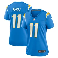 Women's Nike Luis Perez  Powder Blue Los Angeles Chargers Team Game Jersey