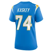 Maillot de match des Chargers Los Angeles Nike bleu poudré pour femme