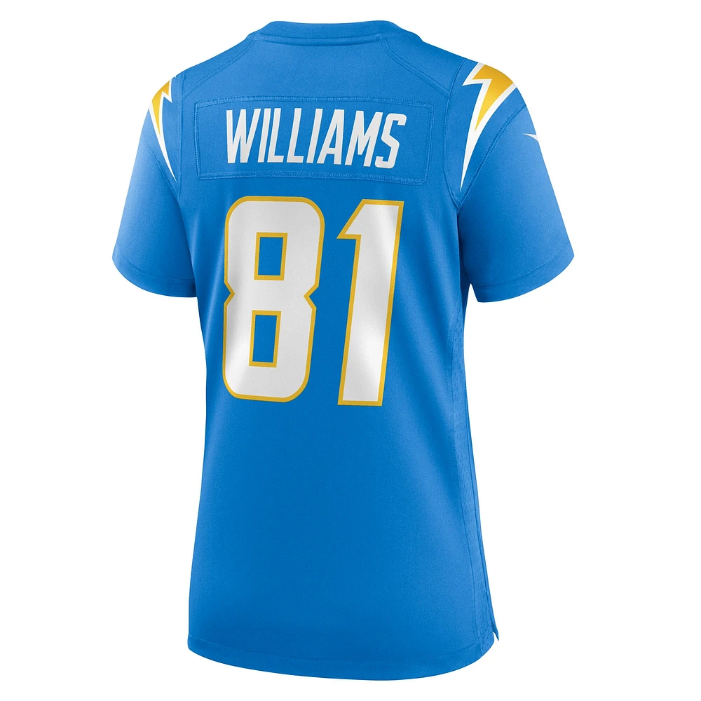 Women's Nike Mike Williams  Powder Blue Los Angeles Chargers Team Game Jersey