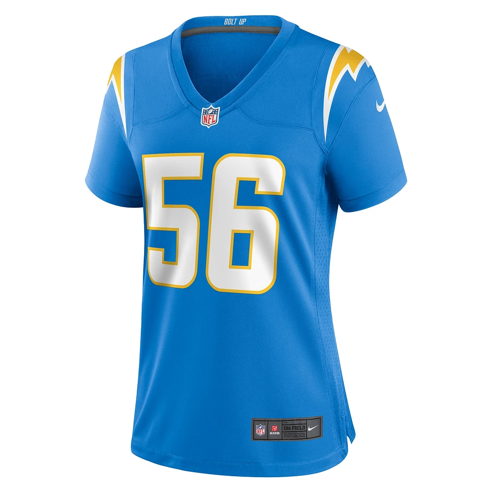 Women's Nike Morgan Fox Powder Blue Los Angeles Chargers Player Game Jersey