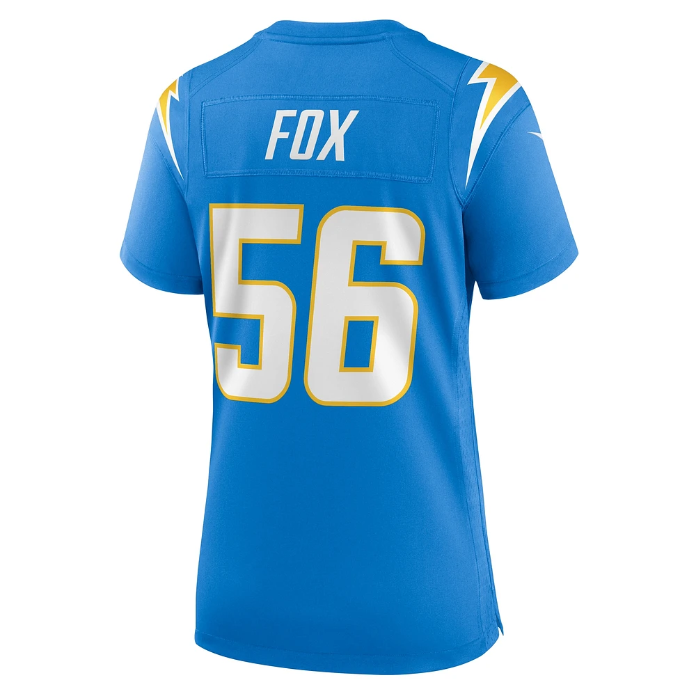 Women's Nike Morgan Fox Powder Blue Los Angeles Chargers Player Game Jersey