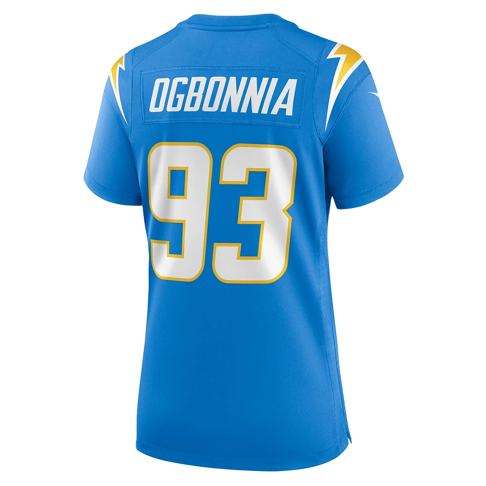 Women's Nike Otito Ogbonnia Powder Blue Los Angeles Chargers Game Player Jersey