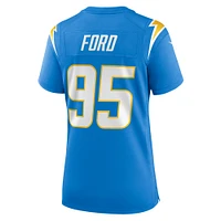 Women's Nike Poona Ford  Powder Blue Los Angeles Chargers Team Game Jersey