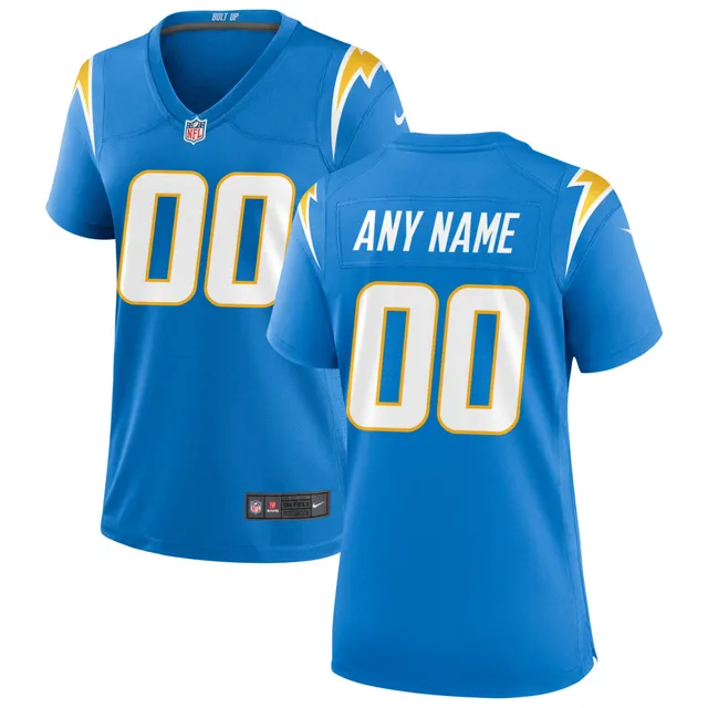 Men's Nike Rashawn Slater White Los Angeles Chargers Game Jersey