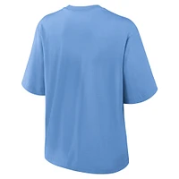 T-shirt Nike bleu poudre Los Angeles Chargers Glory Arch Boxy pour femme