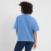 T-shirt Nike bleu poudre Los Angeles Chargers Glory Arch Boxy pour femme