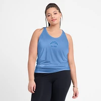Débardeur Nike bleu poudre Los Angeles Chargers Glory Crisscross Performance pour femme